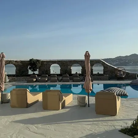 Waterfront - Stunning 6 Bedroom Annita With Pool 빌라 Mykonos Town