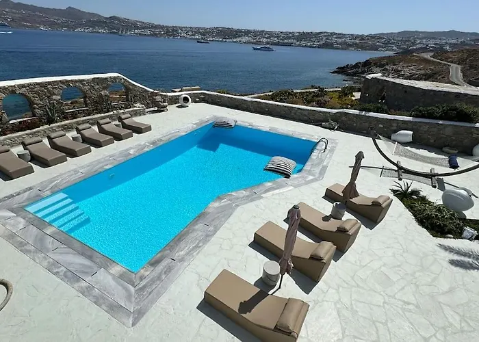 Waterfront - Stunning 6 Bedroom Annita With Pool Mykonos Town