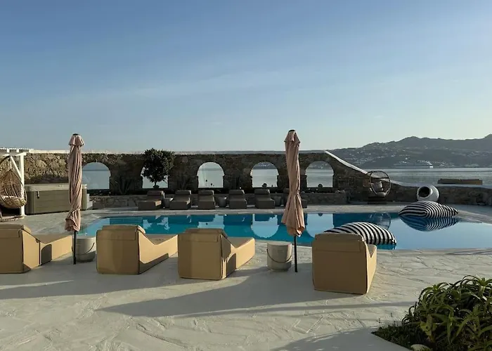 Waterfront - Stunning 6 Bedroom Annita With Pool Villa Mykonos Town
